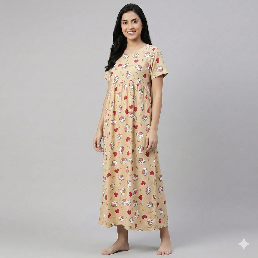 Non Feeding Traditional Design Nighty