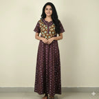 Skin Friendly Cotton Maxi Nighty