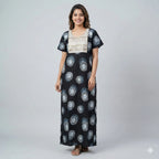 Delicate Embroidered Cotton Nightwear