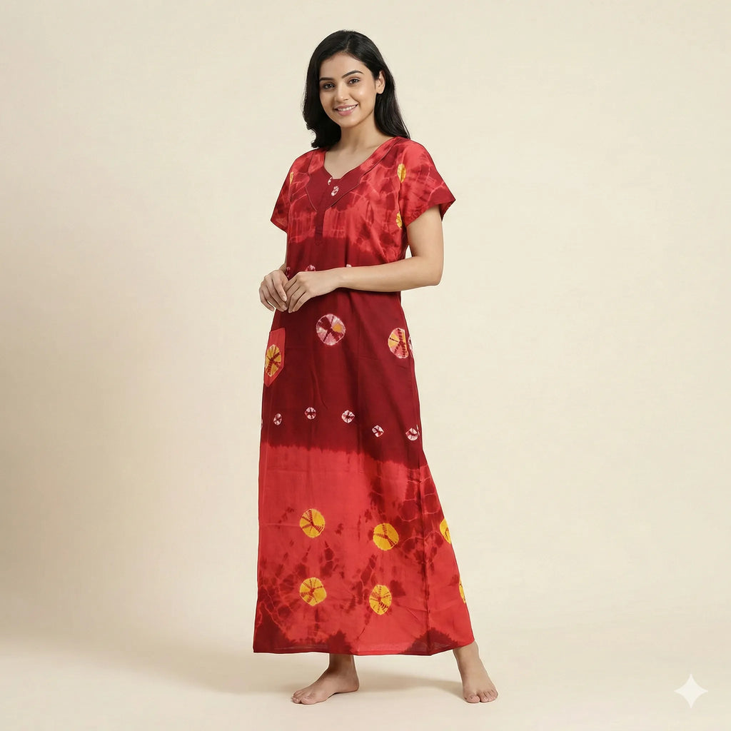 Premium Tie & Dye Nighty