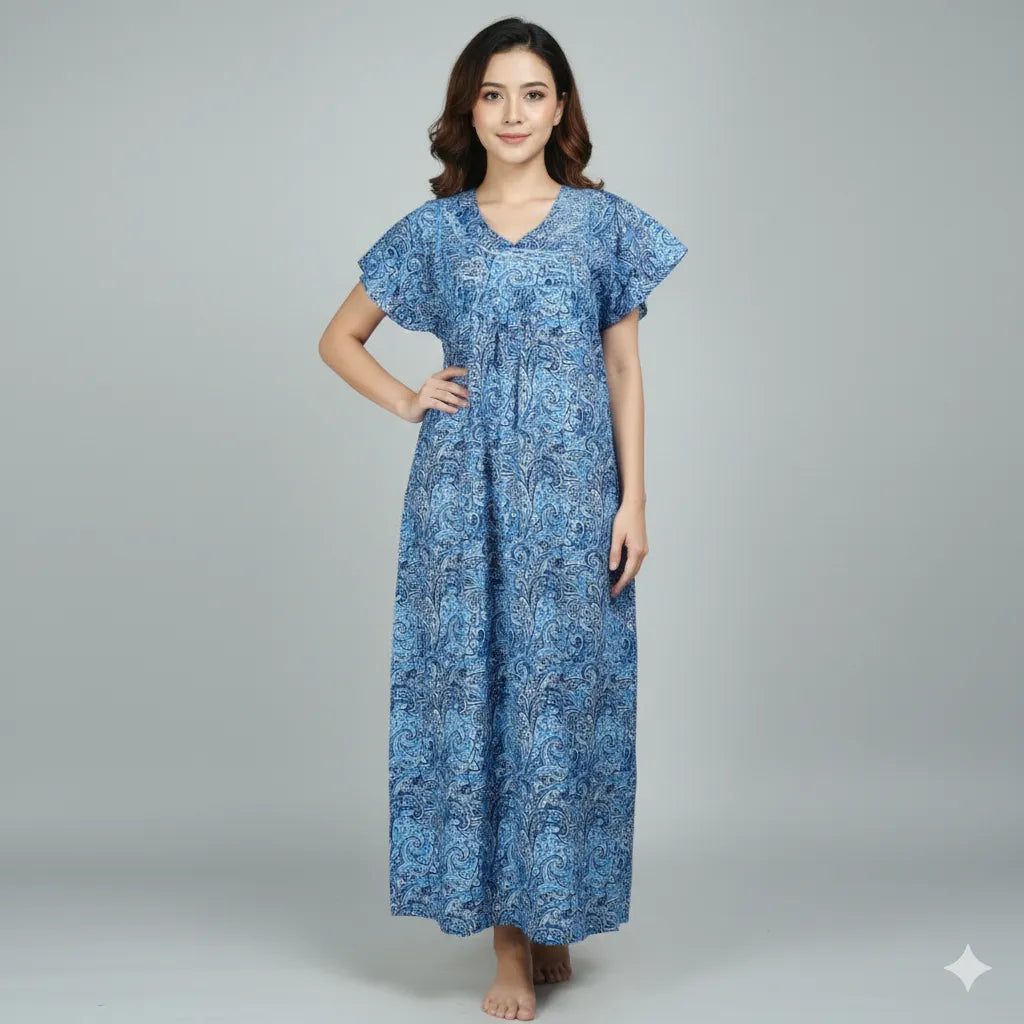 Elegant Premium Cotton Night Wear