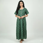 Stylish Double Sleeve Cotton Nighty