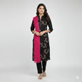 Premium Cotton Embroidered Kurti Set