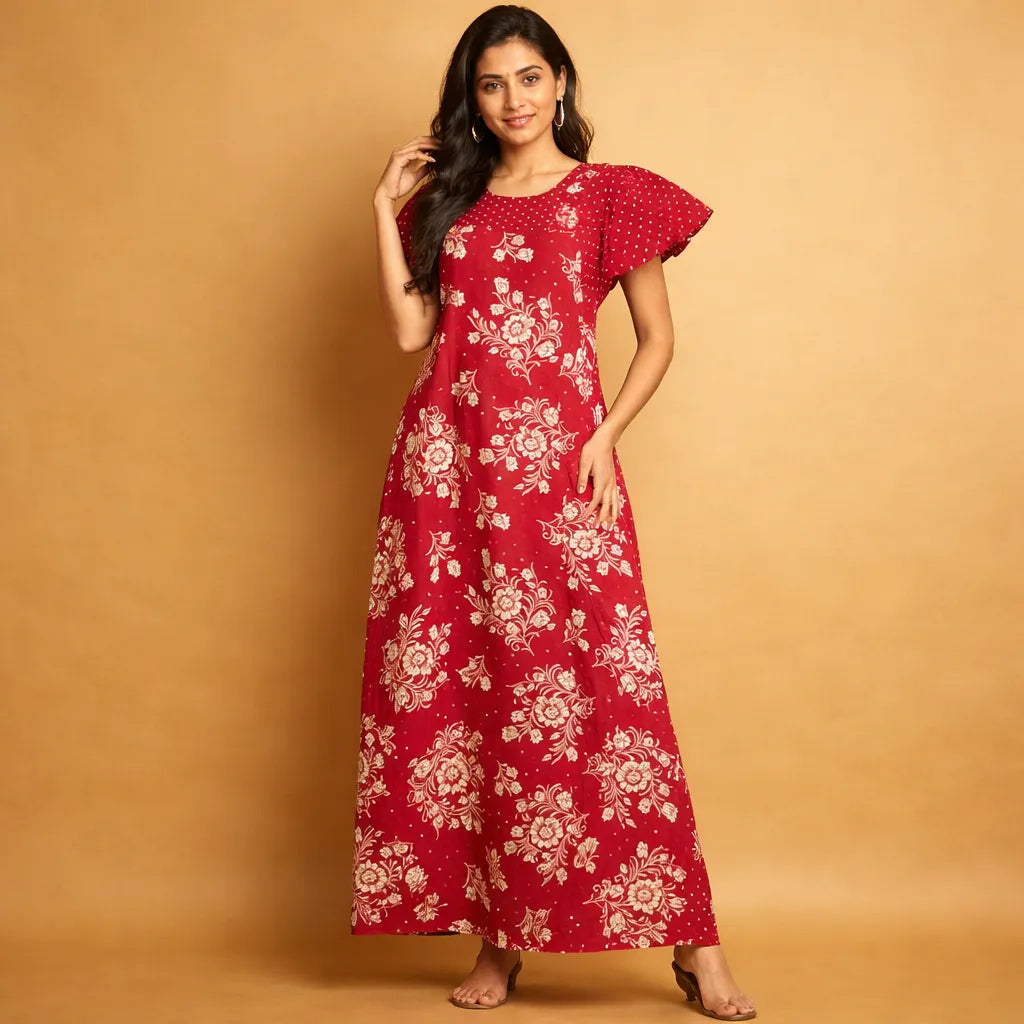 Easy Wear Cotton Dungaree Night Dress