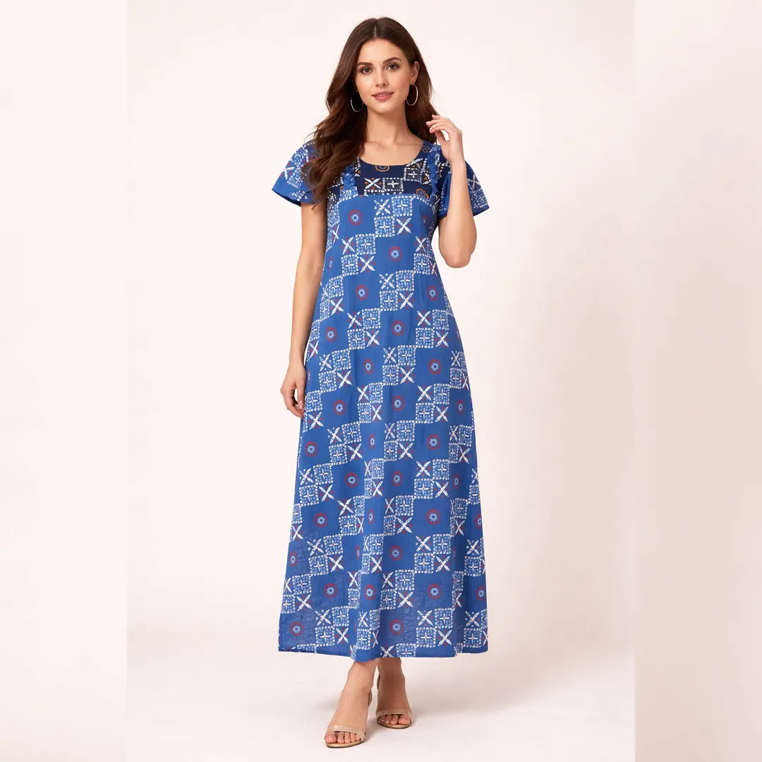 Pure Cotton Dungaree Night Dress