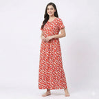 Non Feeding Cotton Nightdress for Ladies