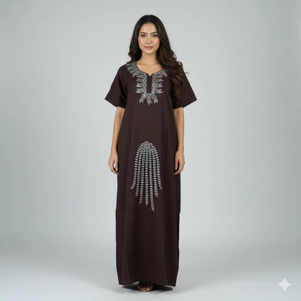 Trendy Stone Work Cotton Nighty Collection