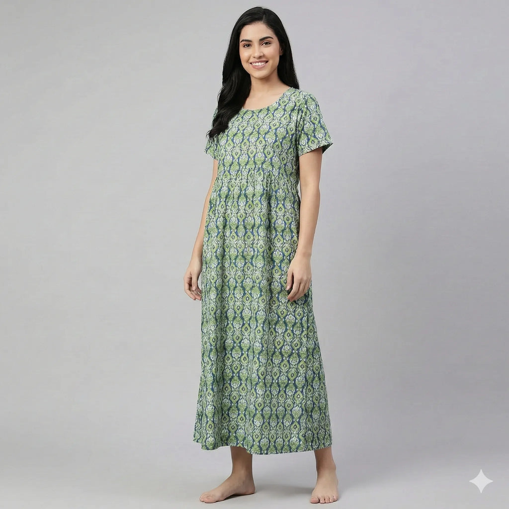 Non Feeding Lightweight Cotton Nighty