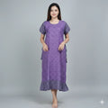 Relax Fit Cotton Prill Style Nighty