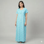 Feather-Soft Embroidered Cotton Nightwear