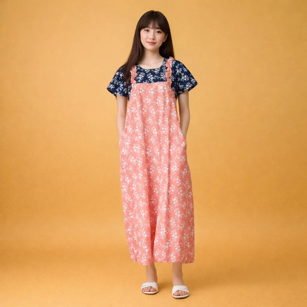 Premium Home Wear Dungaree Night Dress