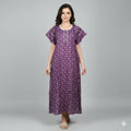 Breathable Double Sleeve Cotton Nighty
