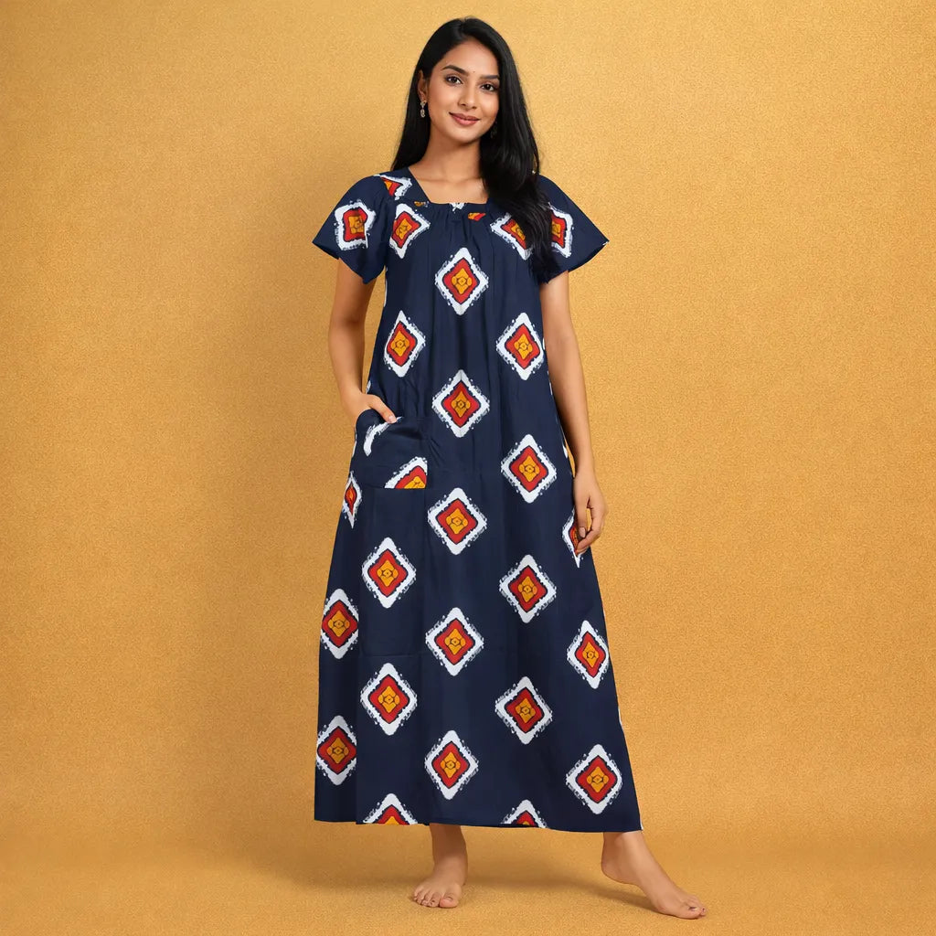 Elastic Model Cotton Nighty