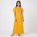 Silky Soft Embroidered Cotton Nighty