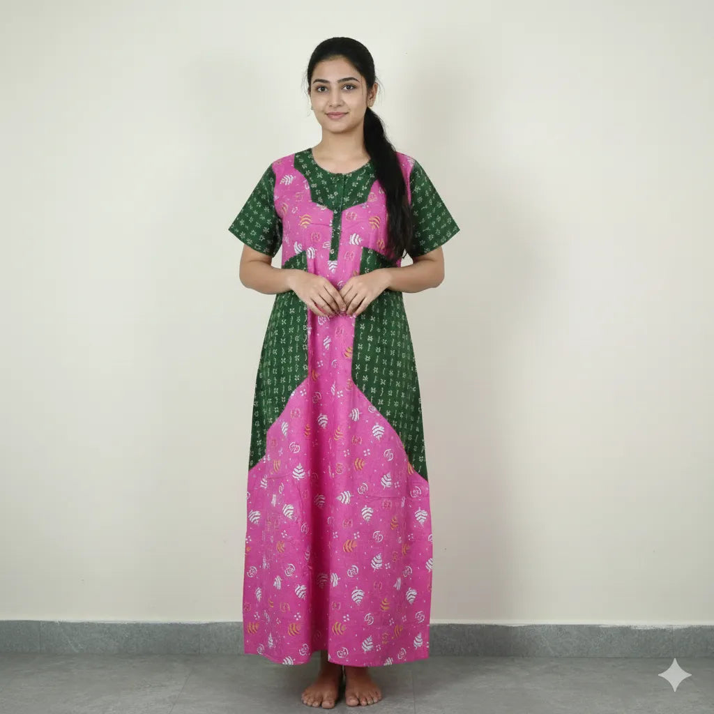 Women Nightwear Maxi Cotton Nighty