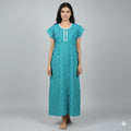 Women Sleepwear Button Nightdress
