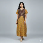 Two Tone Cotton Nighty for Women