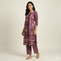 Women’s Ethnic Printed Kurti Set with Dupatta