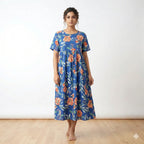 Non Feeding Regular Wear Cotton Nighty