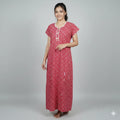 Comfort Fit Button Cotton Nighty