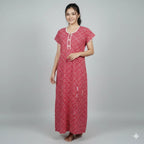 Comfort Fit Button Cotton Nighty