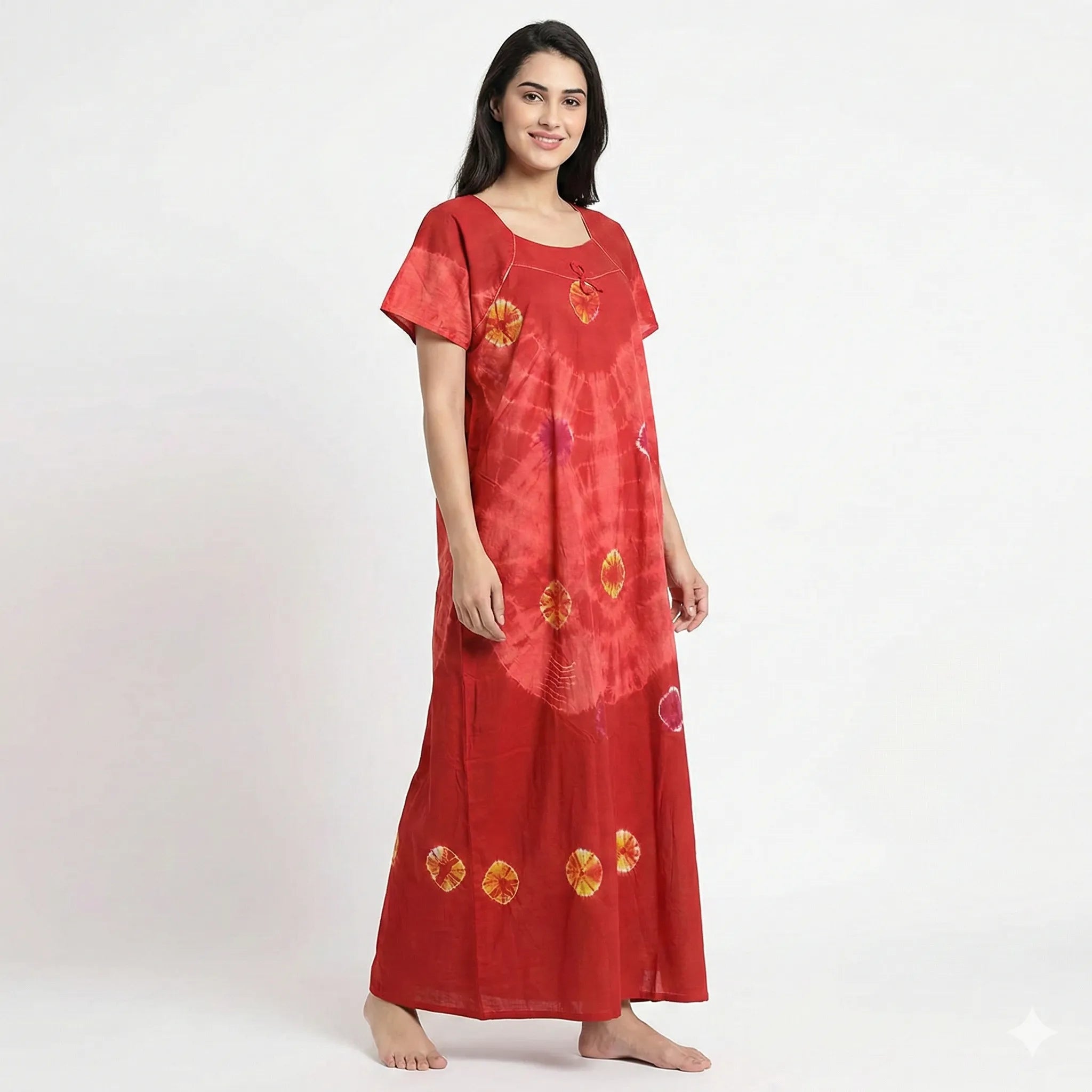 Skin Friendly Tie & Dye Nightdress
