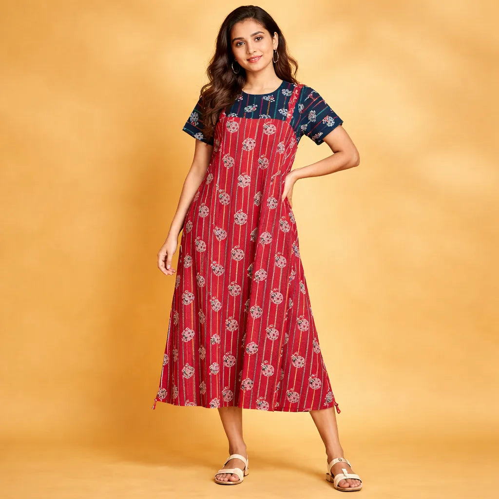 Soft Cotton Dungaree Nightwear for Women