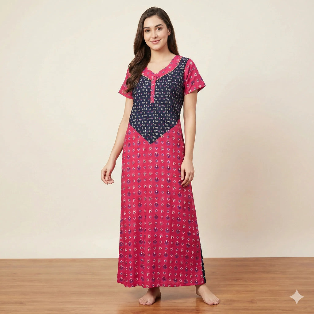 Maxi Model Cotton Nighty for Women