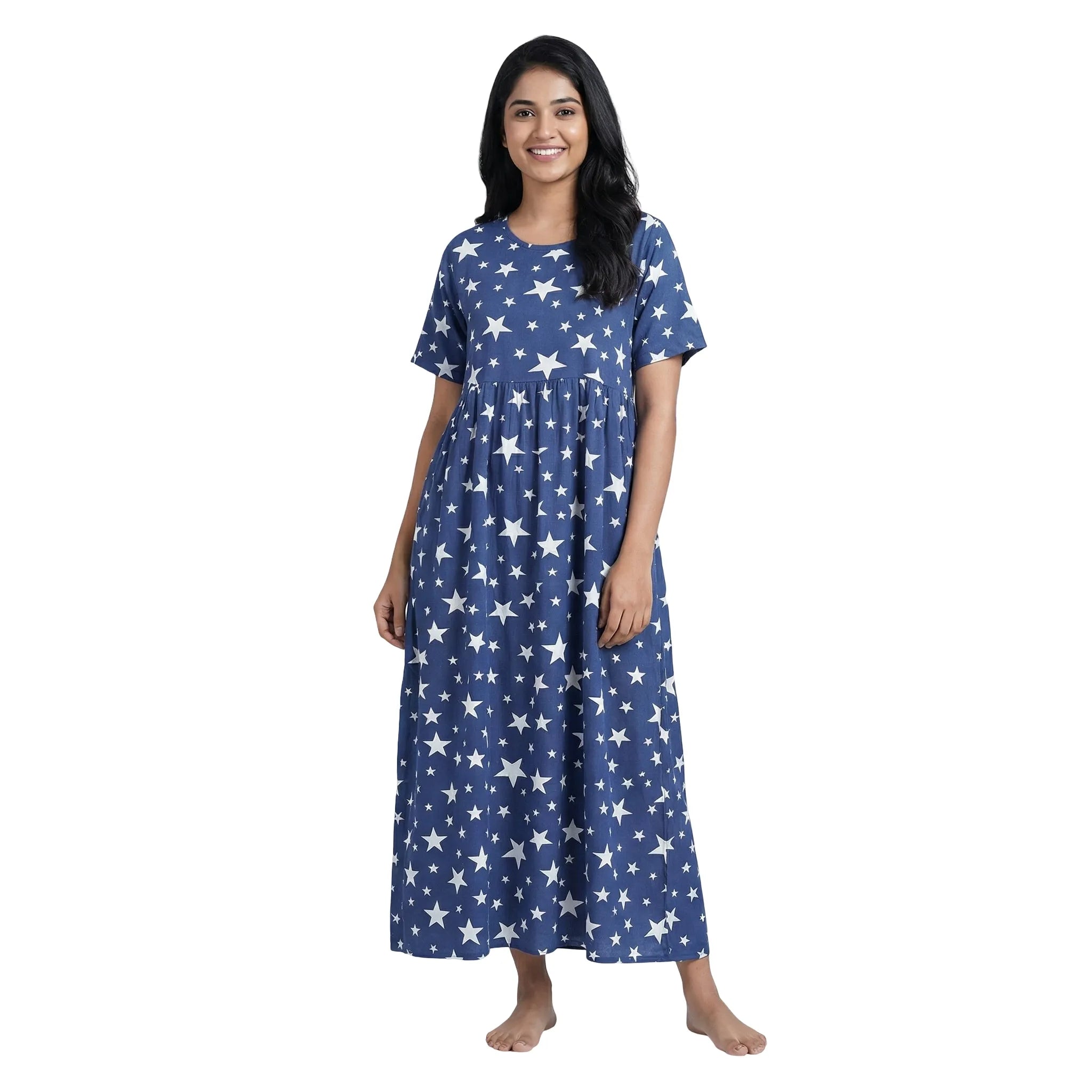 Non Feeding Classic Style Women Nightdress