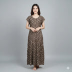 Comfortable Double Sleeve Cotton Nighty