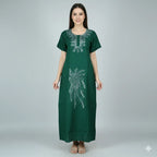 Designer Stone Work Night Dress for Women
