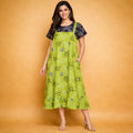 Stylish Printed Dungaree Night Dress