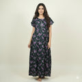 Front Button Cotton Nightdress