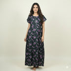 Front Button Cotton Nightdress
