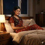 Daily Wear Coat Style Cotton Nighty