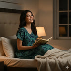 Classic Luxury Cotton Home Dress