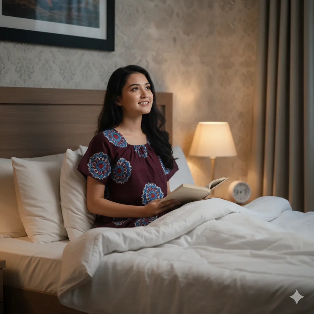 Daily Wear Elastic Model Nighty