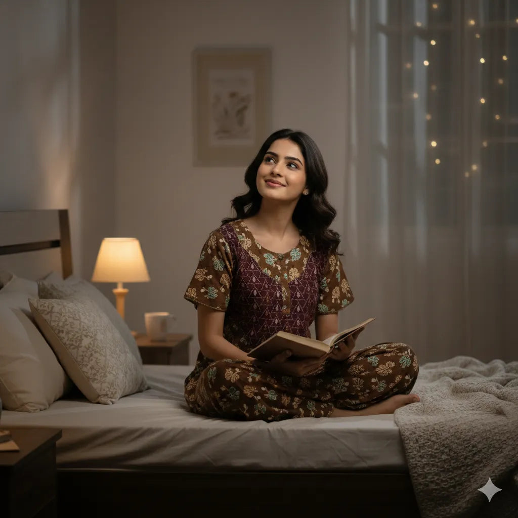 Soft Touch Maxi Model Cotton Nighty