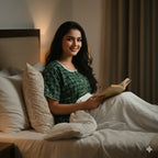Stylish Double Sleeve Cotton Nighty