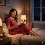 Non Feeding Home Wear Cotton Nighty