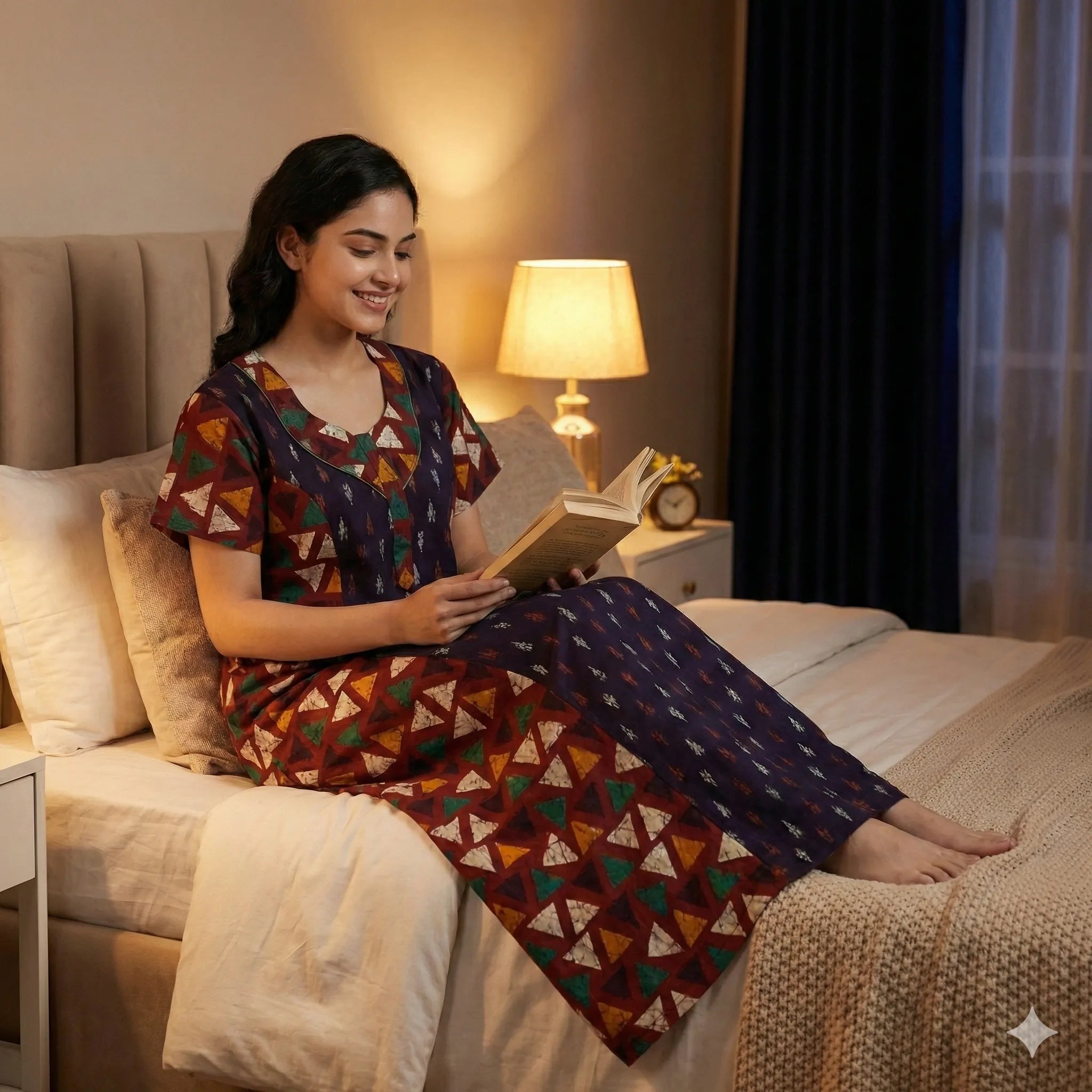 Home Wear Maxi Model Cotton Nighty