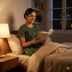 Luxury Cotton Smoking Nighty for Women