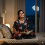 Lightweight Cotton Prill Style Nighty