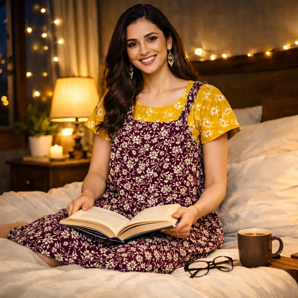 Trend Inspired Dungaree Night Dress