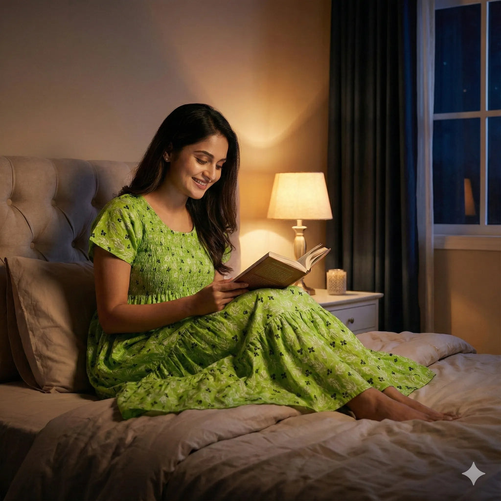 Ultra-Soft Pure Cotton Sleep Maxi