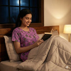 Non Feeding Comfortable Cotton Nighty