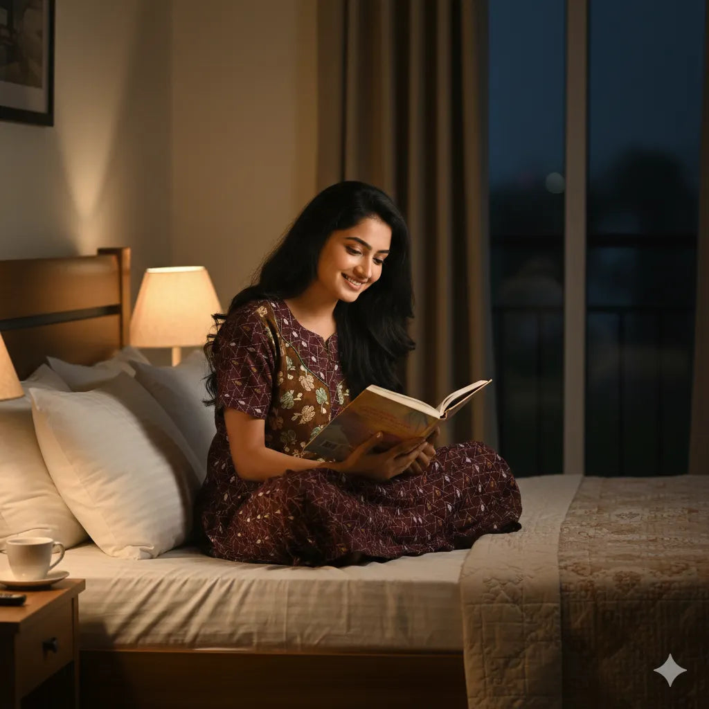 Skin Friendly Cotton Maxi Nighty