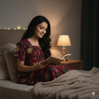 Casual Home Wear Elastic Nighty