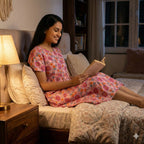 Non Feeding Breathable Cotton Nightdress