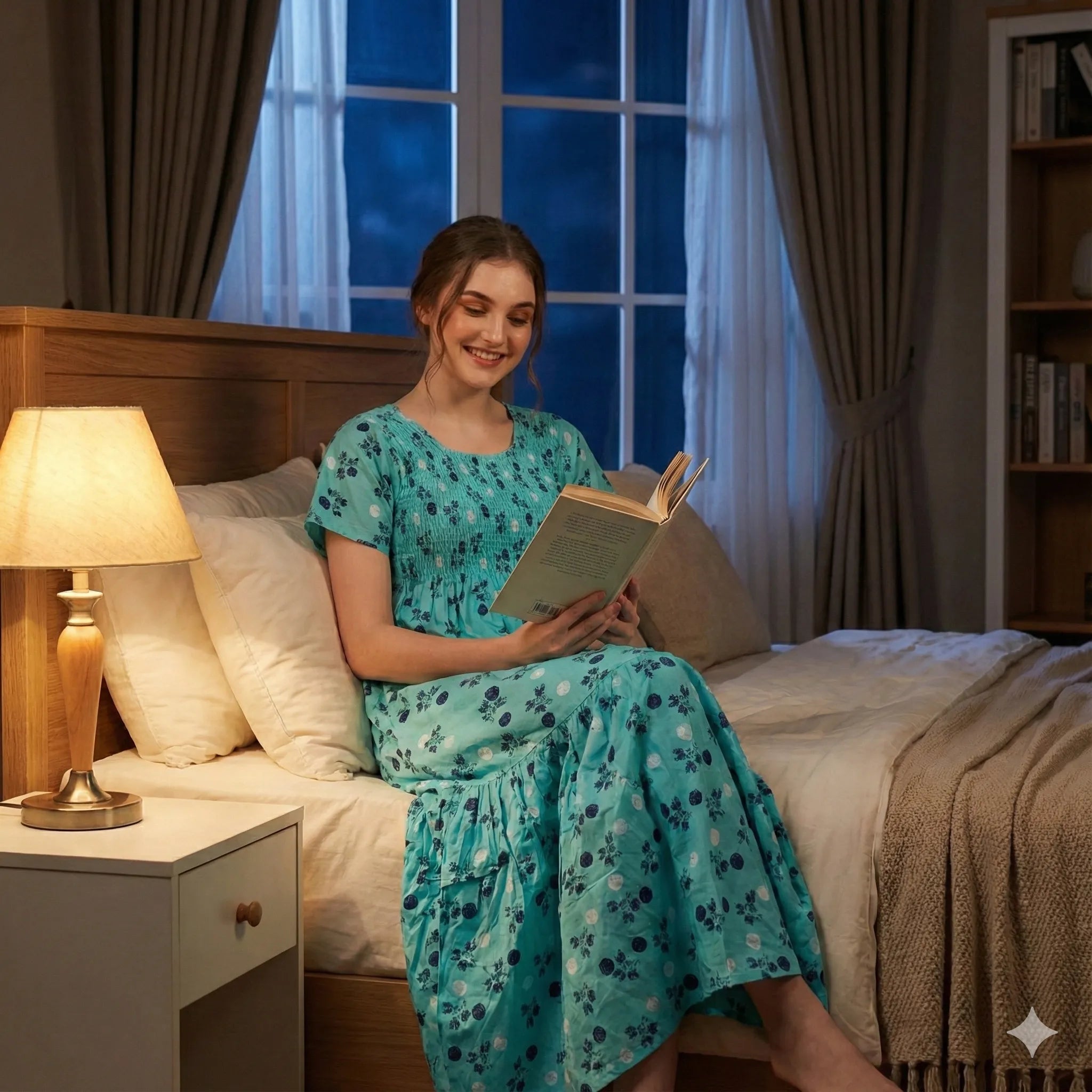 Premium Cotton Nightwear Maxi